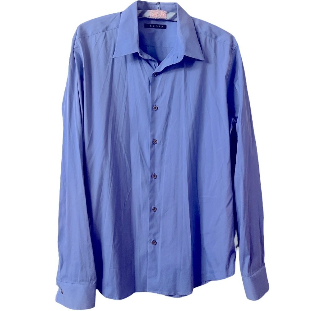 Theory Men's "Sylvain Wealth" Button Down Long Sl… - image 1